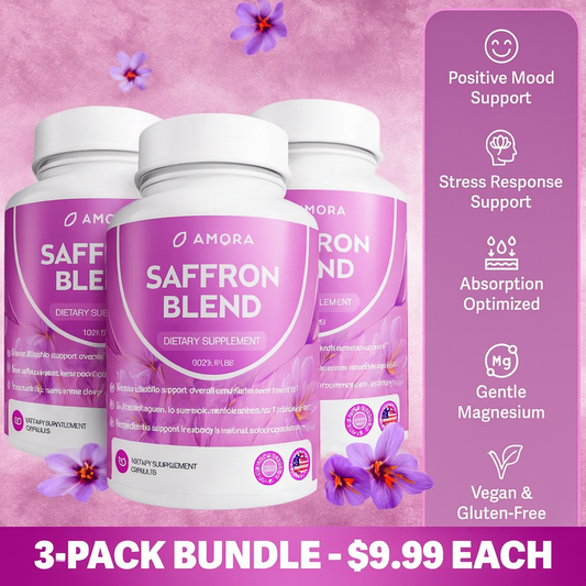 Amora 3-Pack Saffron Blend